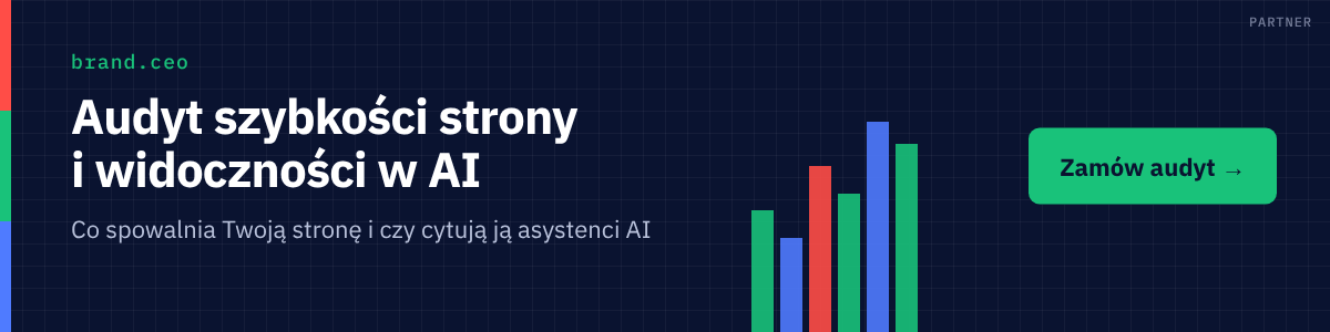 audyt szybkości strony, audyt widoczności ai